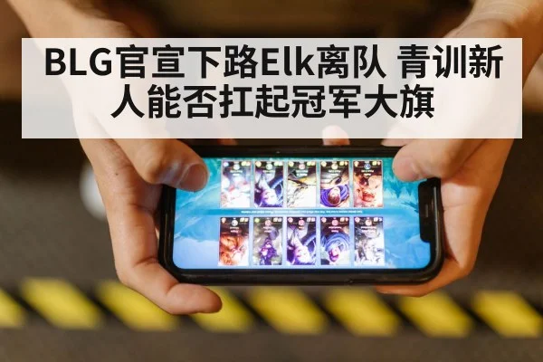 BLG官宣下路Elk离队 青训新人能否扛起冠军大旗